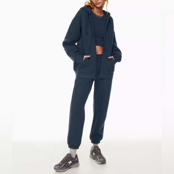 Aritzia Pants & Jumpsuits Navy Blue Sweat Set Poshmark